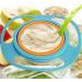 Retoo Baby Bowl Set - 360 Rotatable Gyroscopic Bowls for Kids & Toddlers - Safe Entertaining and Magical 17cm Blue Crockery - Buy Online on GoSupps.com