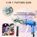 2 in 1 Tufting Gun Upgrade Rug Making Kit | Electric Handheld Carpet Gun | Cut Pile Tufting Machine Starter Kit | 100-240V - Buy Online on GoSupps.com