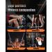 Train Aid Strength Training Leather Lifting Straps | Fitness Bodybuilding & Weightlifting Grip Aids | Gym Accessories for Men & Women - Black - Buy Online on GoSupps.com