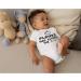 ART HUSTLE Player 3 Short Sleeve Bodysuit | Baby Boy/Girl 6-9 Months White - Buy Online on GoSupps.com