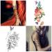 Yazhiji Large Waterproof Temporary Tattoos | Flowers Collection | 15 Sheets | Men Women | 19x9 CM - Buy Online on GoSupps.com