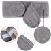 Bangshou 6-Pack Velcro Hair Bands - Spa Headband for Showers Makeup & Cosmetics (White & Gray) - International Shipping Available - Buy Online on GoSupps.com