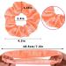 Whaline Neon Velvet Scrunchies - Summer Hair Bobbles for Girls & Women - Buy Online on GoSupps.com