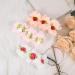 Baby Girl Headband 3Pcs Floral Nylon Lace Hairbands - Pink, White, Orange - Buy Online on GoSupps.com