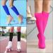 SATINIOR 6 Pairs Solid Color Ice Skating Knee Socks for Women & Girls - Buy Online on GoSupps.com