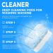 Washing Machine Cleaner Tablets - 30 Counts | Deep Cleaning for Front & Top Load Washers | Eliminate Odor & Freshen Laundry - Buy Online on GoSupps.com