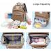 SndMor Wrap Bag Backpack - Multifunctional Diaper Bag with Bed Function & Stroller Hook | Ideal for Moms & Dads | Khaki - Buy Online on GoSupps.com