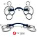 OTTE Cartwheel Ported Blue Sweet Iron Horse Bit Snaffle Port (5.5") - Buy Online on GoSupps.com