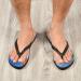 Mnsruu Nature Floral Blossom Purple Flip Flops Comfortable Sandals for Home Hotel Spa and Travel XXL for Men & Women - Buy Online on GoSupps.com