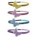 FROG SAC 4 Butterfly Headbands for Girls Adjustable No Slip Glitter Headband Pack for Kids Cute Non Slip Little Girl Head Bands Thin Fashion Hairbands Hair Accessories in Pink Gold Blue Purple