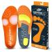 EZFit QF Universal Insoles - Custom Comfort for Men & Women's Work Boots Running Shoes Cleats Arch & Heel Support Plantar Fasciitis Relief - Sports Shoe Inserts - Regular/X-Large Regular Volume X-Large