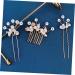 Angoily 1 Set Bridal Hairpin Wedding Hair Accessories Wedding Hair Side Comb Rhinestone Hair Accessories Bridal Hair Accessories Women Hair Comb Rhinestones Women's Alloy Hair up - Buy Online on GoSupps.com