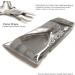 toenail Cutter high Performance Straight Flame Shape concave Blade Toe Nail Cutter Size 4.75" from Razor Edge - Buy Online on GoSupps.com