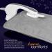 Home Comforts Rechargeable Electric Hot Water Bottle Bed Hand Warmer Massaging Heat Pad Pain Relief Grey 26 18cm - Buy Online on GoSupps.com