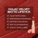 Oulac Soft Matte Lipstick - Long Lasting Vegan Lip Colour with Rose Oil - Once Bitten(Y14) - Buy Online on GoSupps.com