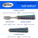 SZCO Supplies 9 Rainbow Finished Butterfly-Open Camping Fork - 211520-RB - Buy Online on GoSupps.com