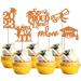 Pack of 24 Graduation Cake Decorations Graduation 2023 Cupcake Toppers Graduation Cake Decorations Cake Topper for Graduation Party Graduation Promms New Orange Style 1-orange - Buy Online on GoSupps.com