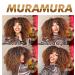 MURAMURA 16 Long Curly Wig with Bangs for Black Women - Afro Bomb Kinky Curly Wig, Fluffy & Soft Synthetic Hair, Black to Brown - Buy Online on GoSupps.com