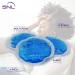 SNL Quality Hot & Ice Packs - 6 Reusable Gel Packs for Breastfeeding Pain Relief - Soft Fabric Backing - Includes Wrap Sleeve and Storage Bag - Buy Online on GoSupps.com