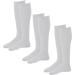 Ames Walker AW Style 632 Diabetic 8-15 mmHg Mild Compression Knee High Socks (3-Pack) XL White/Black - Buy Online on GoSupps.com