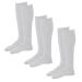 Ames Walker AW Style 632 Diabetic 8-15 mmHg Mild Compression Knee High Socks (3-Pack) Large White