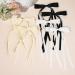 6PCS Hair Bows for Women and Girls - Hair Clip Accessories in Black, Beige, and White - Buy Online on GoSupps.com