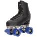 CHICAGO SKATES Men's Classic Roller Skates - Premium Black Quad Rink Skates 10