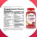Centrum MultiGummies Multi+ Omega 3 Adult Multivitamin 110 Count - Strawberry/Lemon/Orange Flavors | Omega 3 Supplement for Men & Women - Buy Online on GoSupps.com