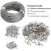 Picture Hanging Kit - 100 Feet Stainless Steel Hanging Wire  60 Pcs D Ring Picture Hangers with Screws and 60 Pcs Aluminum Crimping Loop Sleeve for Hanging Paintings Photos - Buy Online on GoSupps.com