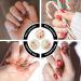 3 Boxes Nail Art Accessories Christmas Nail Decorations Creative Nail Decorations Nail Diamond Rhinestones for Nails Holiday Metal Nail Sticker Nail Gems and Charms Manicure Tools - Buy Online on GoSupps.com