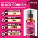 Tenmido 9in1 Liquid Black Cohosh Supplements Women with Dong Quai Red Clover Chasteberry Cranberry Passion Flower Turmeric Rhodiola Rosea and Amla - 30ml Fl Oz - Buy Online on GoSupps.com