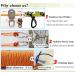 ZENGSUSU Dog Tie Out Cable 30ft for Large Dogs Up to 300LB Long Dog Lead Kit with Trolley System Runner Cable and 4ft Bungee Leash for Camping/Yard/Outside (30ft Reflective-10mm) - Buy Online on GoSupps.com