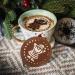 TRIXES Set of 3 Christmas Items Stencil Coffee Kit Santa Snowflake and Gingerbread - Buy Online on GoSupps.com