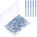 Cowwell Interdental Brush Teeth Soft Dental Picks Tooth Floss Interdental Brush Betweens Interdental Brush Refills White Refills for Tooth Cleaning (Moderate, 100 Pieces)