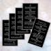 Fractional Skin Post-Treatment Cards - 50 Pack 5.1 x 8.9 cm Laser Therapy Accessories Black & White Design - Perfect for International Shipping - Buy Online on GoSupps.com