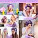 Thrilez 28Pcs Jumbo Hair Rollers with Clips - 3 Different Sizes for Long, Medium, Short Hair - Salon Quality Hair Roller Set in Purple - Buy Online on GoSupps.com