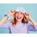 Silver Lining Reversible Soft Fleece Sleep Mask & Scrunchy Set by iScream - Buy Online on GoSupps.com