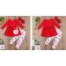 Xumplo Toddler Baby Girl Christmas Santa Elk Romper | 3-4 Years | Winter Cotton Outfit - Buy Online on GoSupps.com