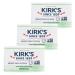 Kirk's Castile Bar Soap Clean Soap for Men Women & Children | Premium Coconut Oil | Sensitive Skin Formula Vegan | Soothing Aloe Vera | 4 oz. Bars - 3 Pack