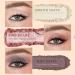 Mini Eyeshadow Palette Trio - Matte & Shimmer Neutral Eyeshadow for Women | Long-Lasting Ultra-Blendable Pink Shades - Travel-Friendly Makeup - Buy Online on GoSupps.com