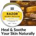 Tea Tree & Hemp Seed Aftershave Balm | Ingrown Hair & Razor Burn Repair (30ml) - Sera Organics - Buy Online on GoSupps.com