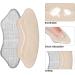 Heel Grips Liner Cushions Inserts - Prevent Blister and Heel Pain - Shoe Too Big Filler for Men Women - 4 Pairs - Buy Online on GoSupps.com
