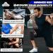 Bear Grips Knee Wraps - Heavy Duty Compression Support for Squats Weightlifting & Powerlifting - Knee Brace for Home Gym Workout (Solid Black - Buy Online on GoSupps.com