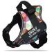 Pawpawify dog harnesses against pulling with personalized name and telephone number hard-wearing prevents tug pulling or choking for training and walking l chest 28-38in color braster