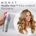 MONAT Studio One Flex Control Hairspray Light to Medium Buildable Hold Infused with REJUVENIQE Can be Used on Colored Hair Fresh Smelling Scent Style Memory for Humid Weather - Buy Online on GoSupps.com