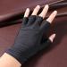 Lurrose UV Shield Gloves - 5 Pairs Black Nail Art Manicure Protective Gloves for LED UV Gel Nail Dryer - Buy Online on GoSupps.com