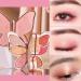 Butterfly Shape Eyeshadow Palette - Professional Nudes Warm Natural Eye Shadows Highly Pigmented - Waterproof Eye Makeup with Butterfly Shape Travel Size 12b Crimson Rose Color - Buy Online on GoSupps.com
