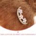 KALLORY Women's Acrylic Flower Hair Clips - 4pcs Rhinestone Bobby Pins for Girls & Women - Buy Online on GoSupps.com