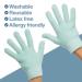 ZenToes Moisturizing Gel Gloves - Hydrating Hand Treatment - 1 Pair for Cracked Skin - Repair Rough & Chapped Hands - Overnight Healing (Fuzzy Mint Green) - Buy Online on GoSupps.com