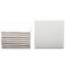 Bisque tiles unpainted use underglazes 4.25x4.25 inches